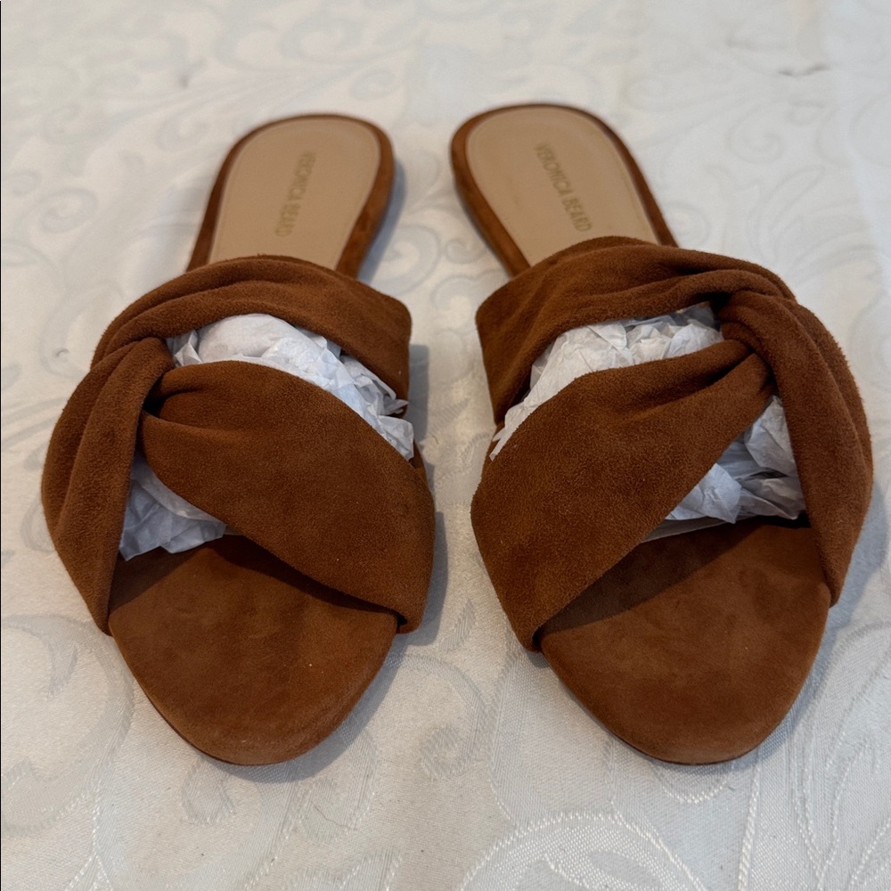NWOT Veronica Beard Seraphina Slide Sandal. Ladies 8.5. - Picture 8 of 15